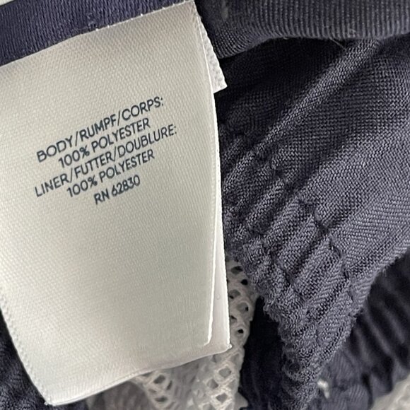 Lands' End Men's 6" Volley Swim Trunks Navy Size Large - Picture 3 of 7